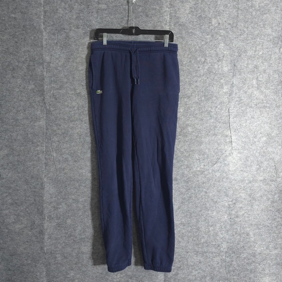 Lacoste SPORT Navy Blue Jogger Sweatpants Men's Small Athletic Lounge Sports - Picture 1 of 14